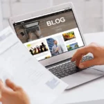 -businessman-with-internet-blog-page-laptop-computer-screen-working-