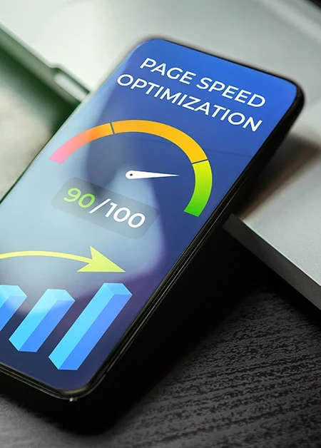 Website speed score in Google PageSpeed Insights