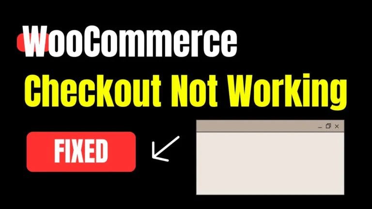 Woocommerce Checkout Not Working? 17 Quick Fixes (2025) 1 WooCommerce Checkout Not Working? 17 Quick Fixes (2025)