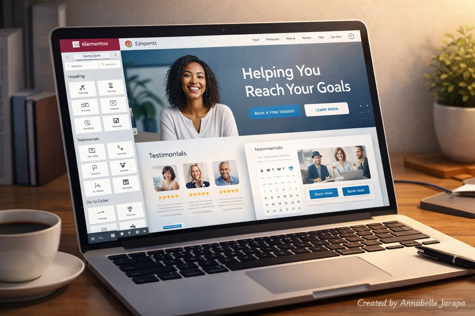 Building a professional coaching website with Elementor and WordPress in 2025