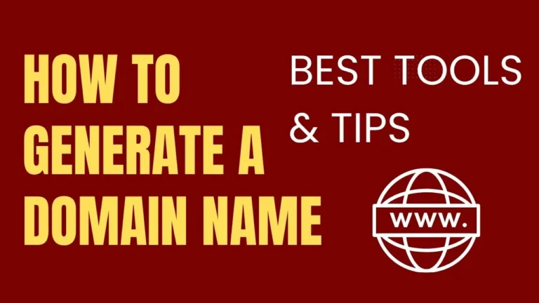 How to Generate a Domain Name