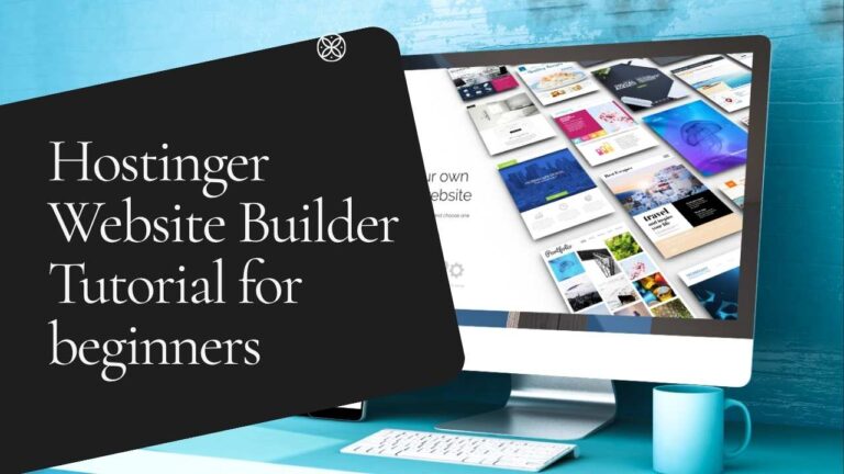 Hostinger Website Builder Tutorial 5 Hostinger Website Builder Tutorial for beginners