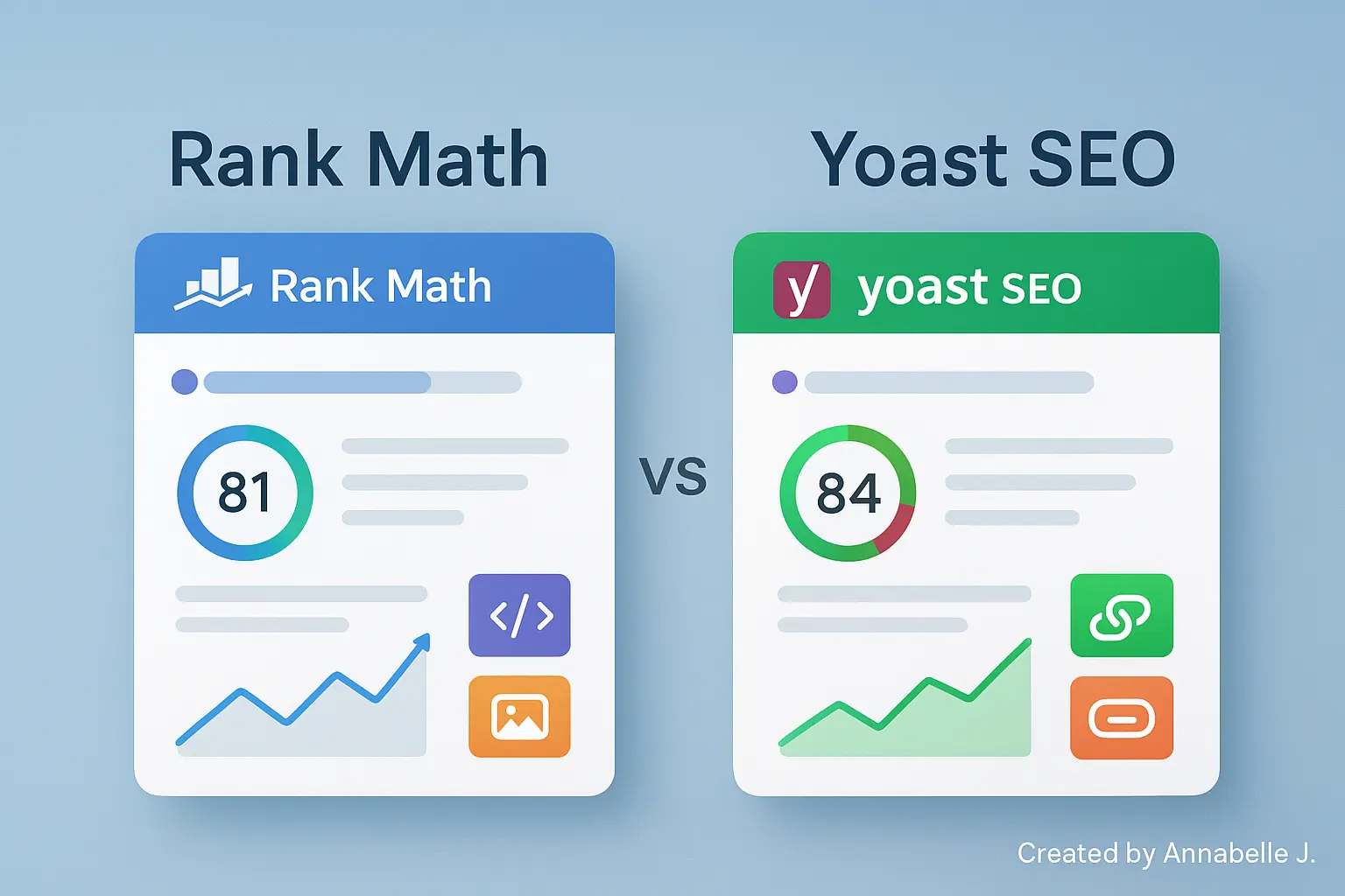 Comparison of Rank Math and Yoast SEO plugins for beginners in 2025
