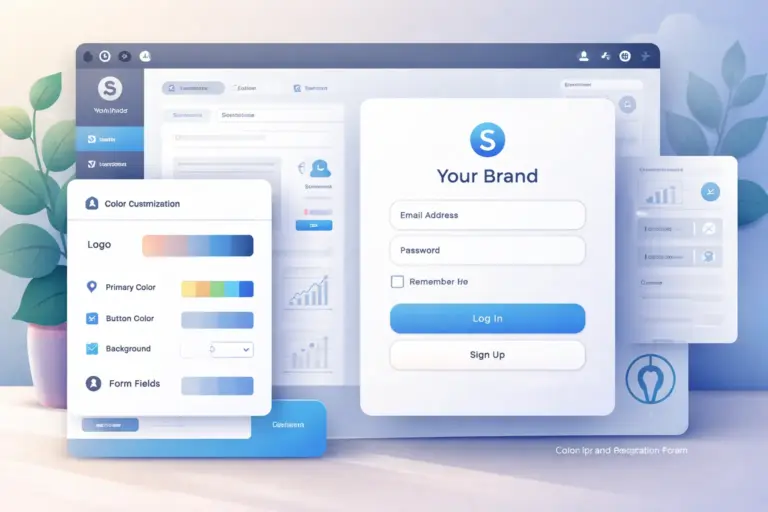 Customizing WordPress login and registration form design interface